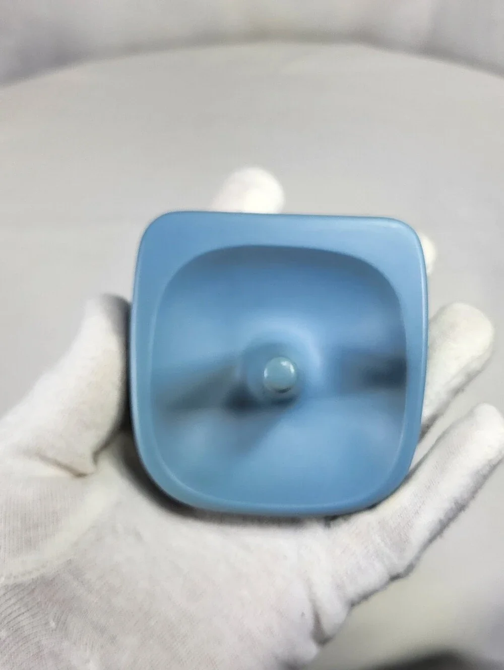 Tupperware Country Blue Ring Holder Jewelry Dish